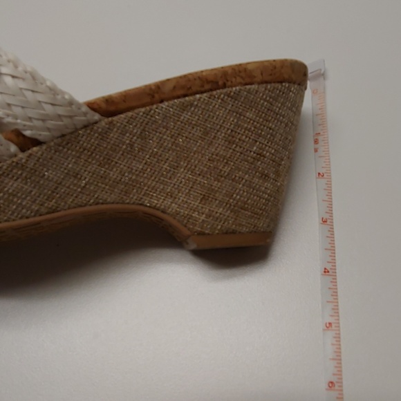 Dana Buchman White Woven Slide On Shoes!!! - Picture 5 of 8